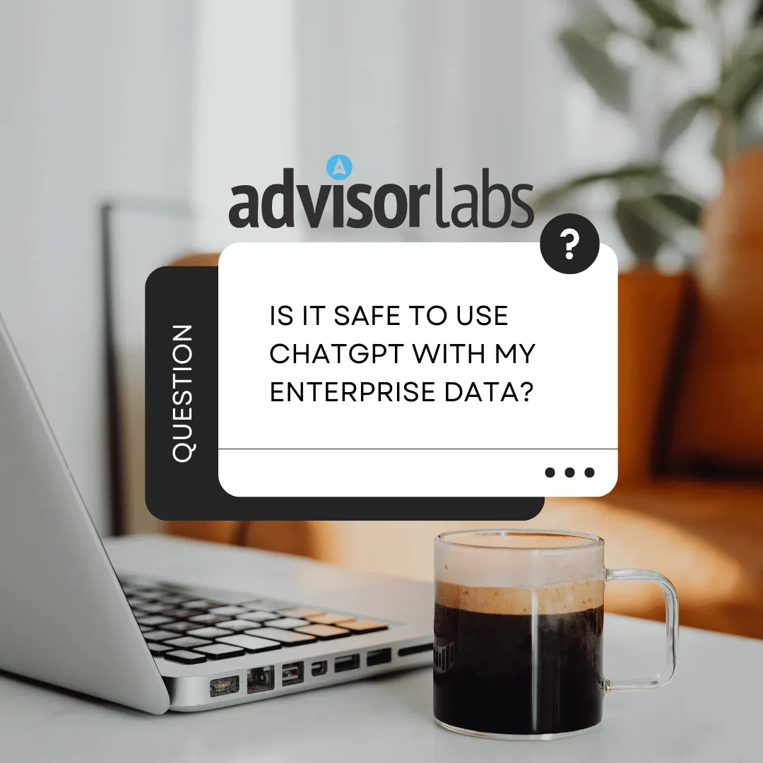 Laptop in office - is it safe to use ChatGPT with my data
